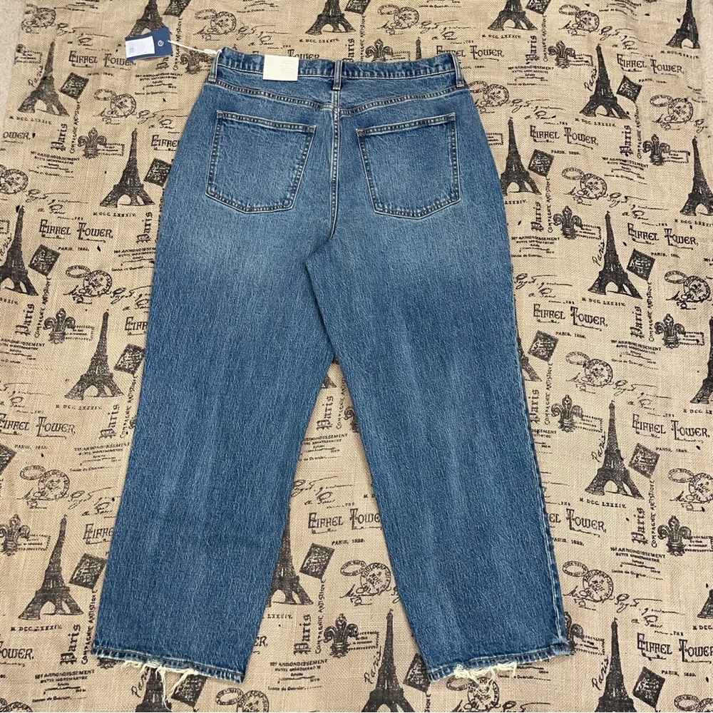 Universal Thread  Straight High-Rise Medium Tint Denim Ankle Jean - Picture 11 of 15